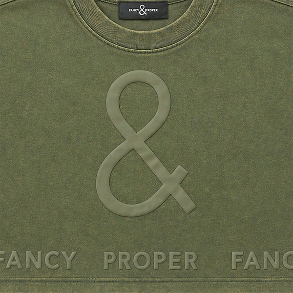 The Bottom Line Crop in Olive