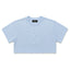 The Bottom Line Crop in Blue