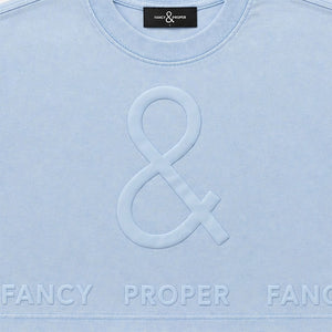 The Bottom Line Crop in Blue