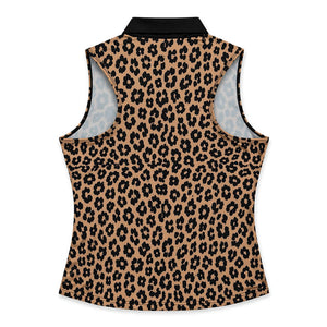 The Untamed Collar Tank in Leopard Print