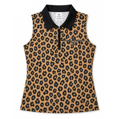 The Untamed Collar Tank in Leopard Print