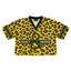 Untamed Crop Jersey in Leopard Print
