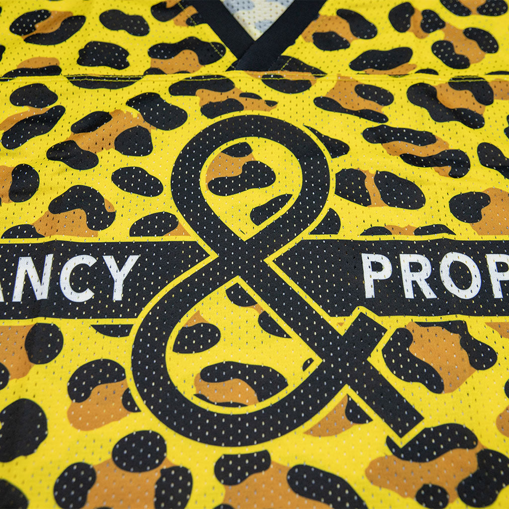 Untamed Crop Jersey in Leopard Print