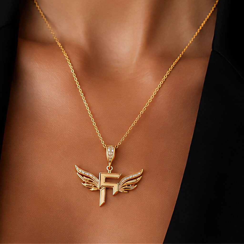 Wingline Pendant | Fem5Hundred Motorsport Fashion Jewelry