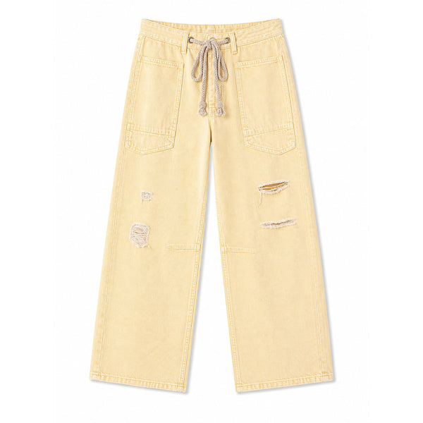 Works on Pants in Light Salmon
