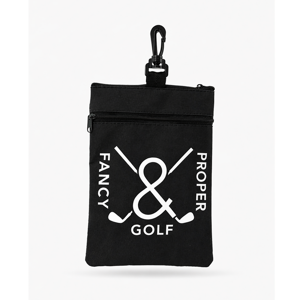 "Don't Be Caddie" Ball Sack - Caddie After Dark Black