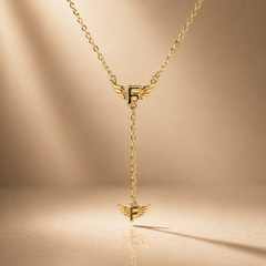 Wingline Drop Necklace